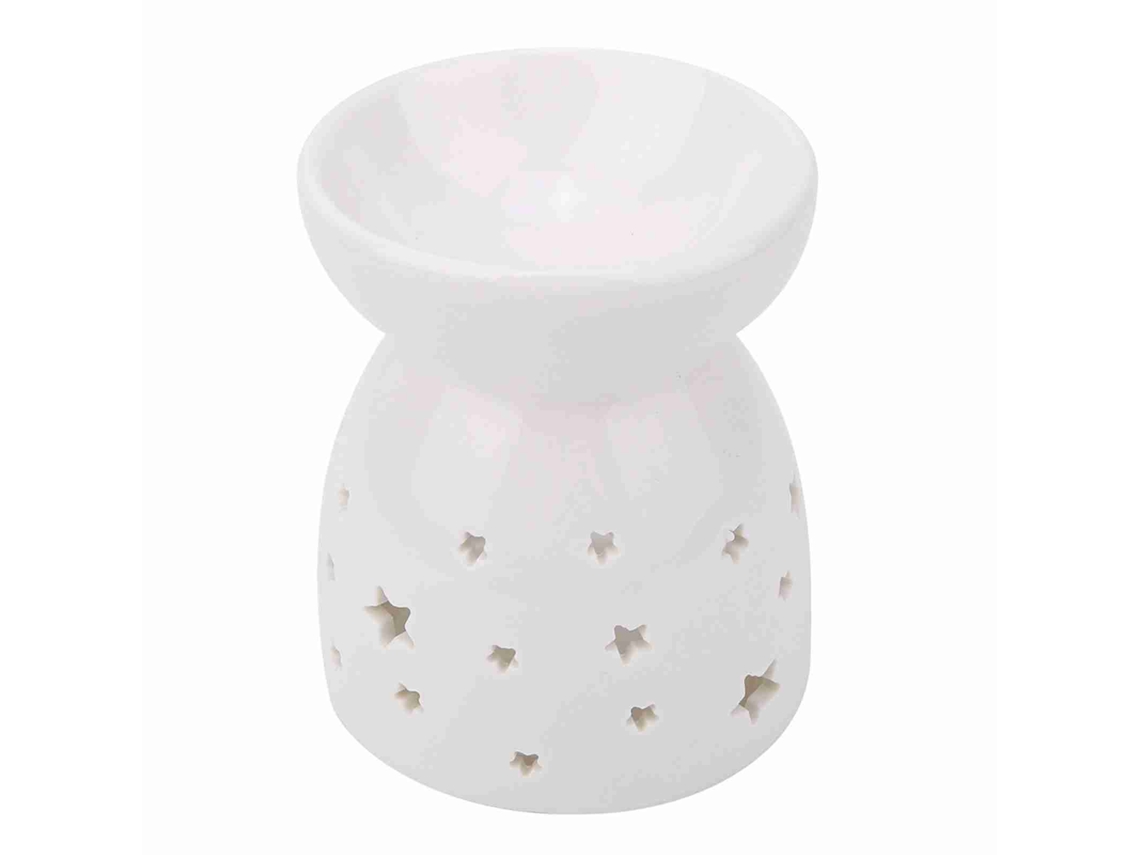 Lâmpada Noturna De Aromaterapia Cerâmica Fogão De Óleo Essencial Velas Incenso Para Relaxamento