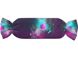 Almohada Cilíndrica Forma Caramelo Felpa Poliéster Espuma Viscoelástica Resistentes Ajustable Fácil Soporte