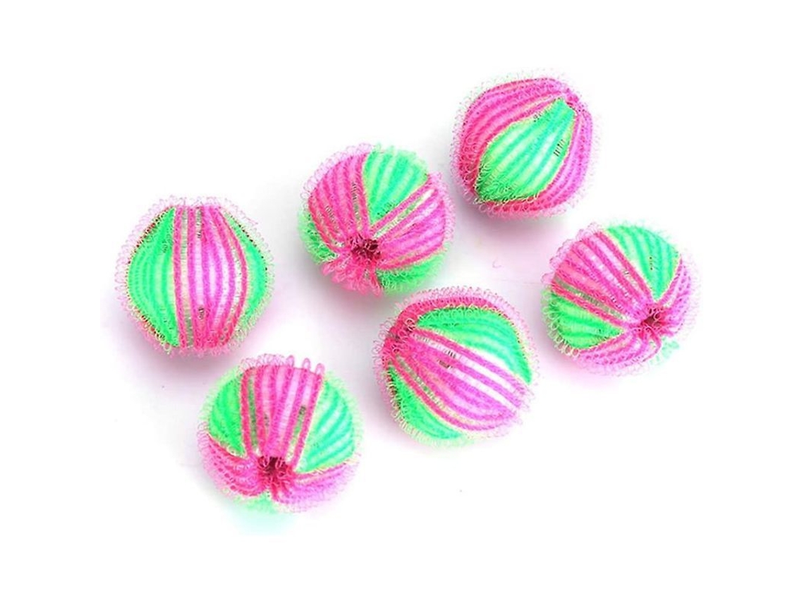 6 Bolas Reutilizables Antipelo Y Antipelusa, Aptas Para Lavadora.