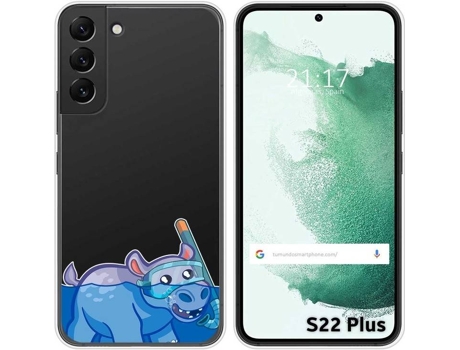 Carcasa Samsung Galaxy S22 Plus 5G TUMUNDOSMARTPHONE Dibujos Transparente Hipo Multicolor