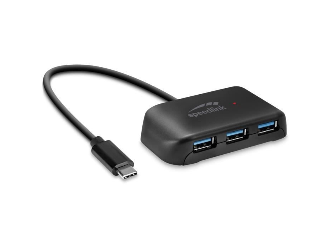 Hub Usb-C Snappy Evo 4 Puertos Usb C Usb 3.0 Usb 3.1 Gen 1 Usb 3.2 Gen 1 5 Gbps SPEED LINK