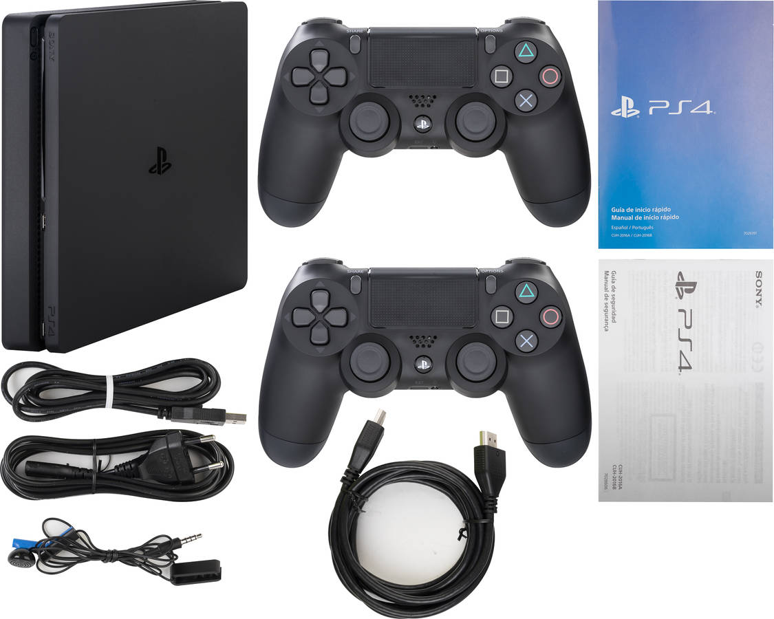 Consola PS4 Slim 1TB Negro + 2º DualShock 4