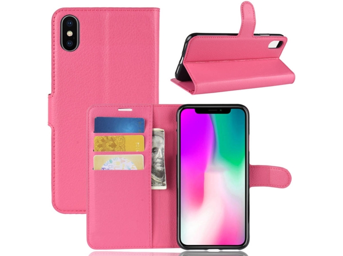Funda iPhone 7 Plus, 8 Plus Flip Rosa