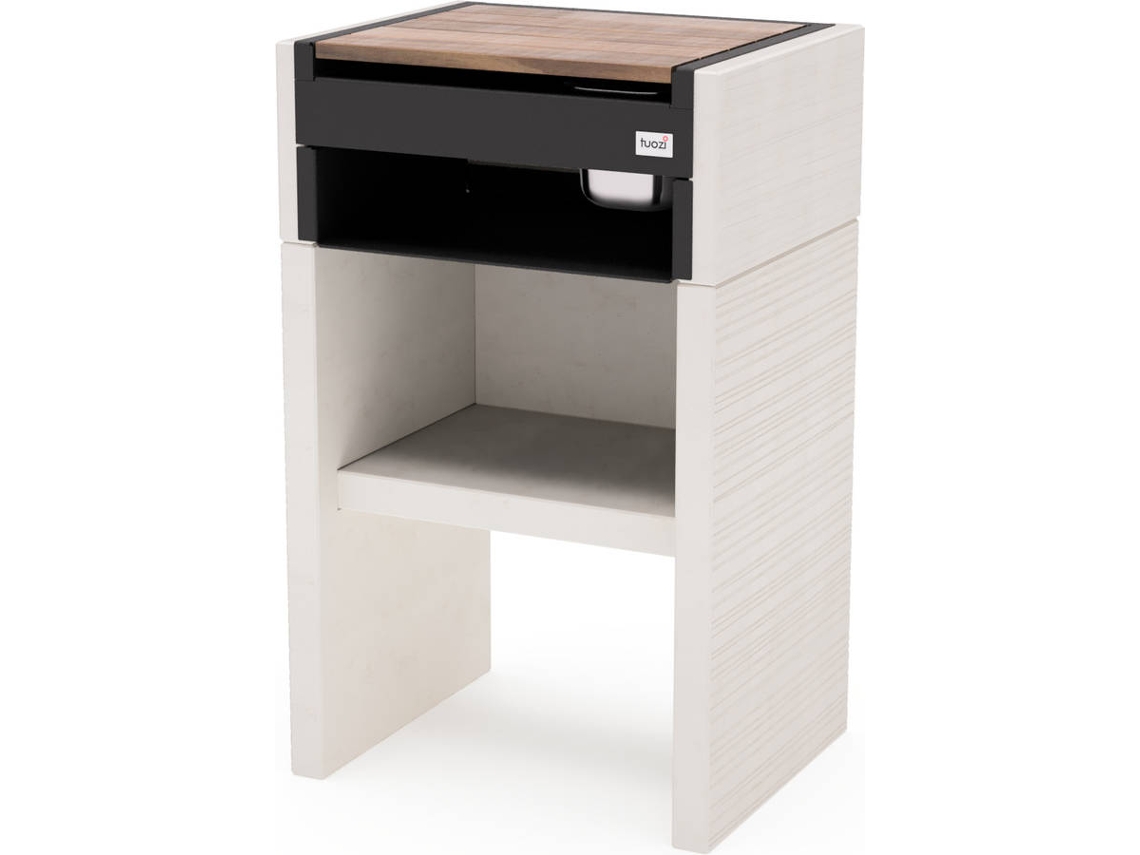Módulo para Barbacoa TUOZI Venit Flex con fregadero y grifo (Blanco - 59x47x95cm)