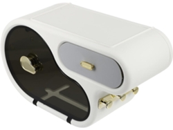 Elegante Portarrollos De Papel Higiénico Blanco Para Montaje En Pared, No Requiere Taladrar.