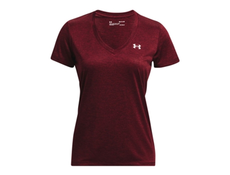 Camiseta de Mujer para Fitness UNDER ARMOUR Tech Twist Rojo (XS)