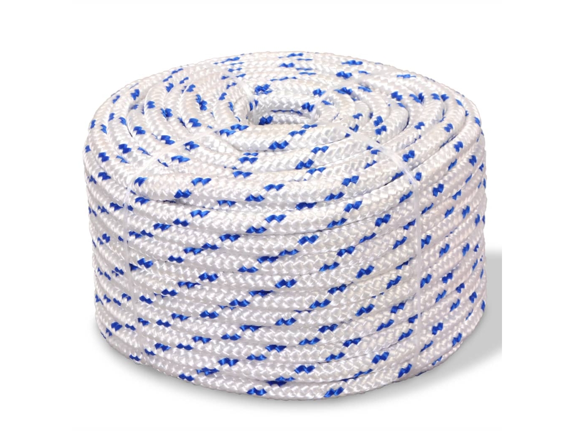Cuerda Marina De Polipropileno 12 Mm 250 M Blanca