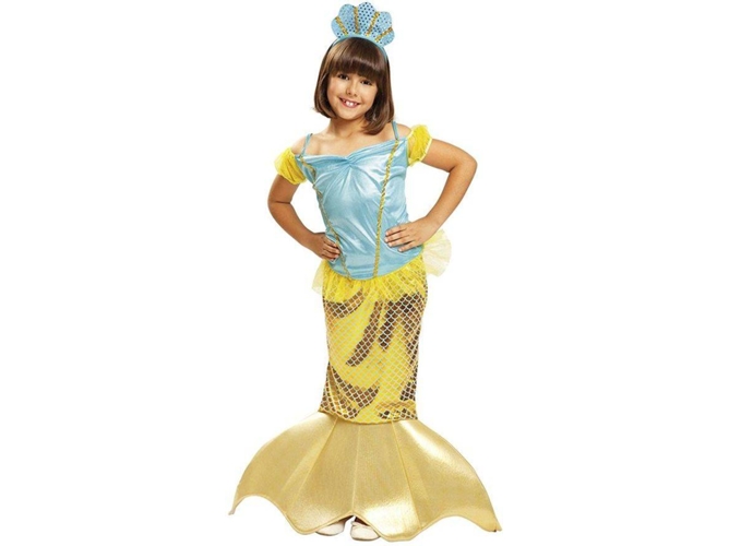Disfraz de Niña Sirenita (Tam: 3-4 anos)
