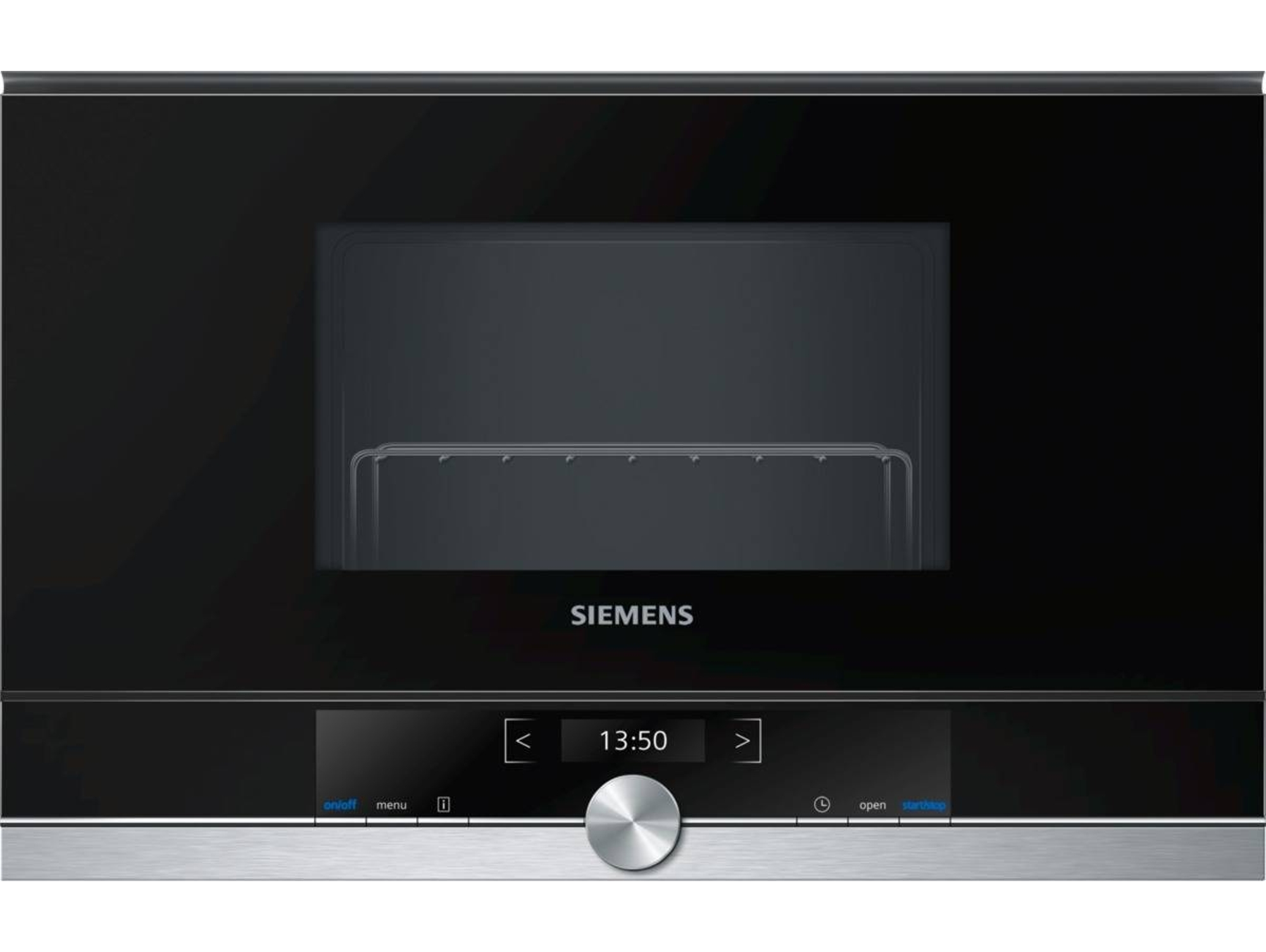Microondas Integrable SIEMENS BE634RGS1 (21 L - Con grill - Inox)