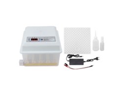 Incubadora automática de 16 huevos para gallinas, gansos y patos, con temperatura constante, color blanco, con enchufe europeo.