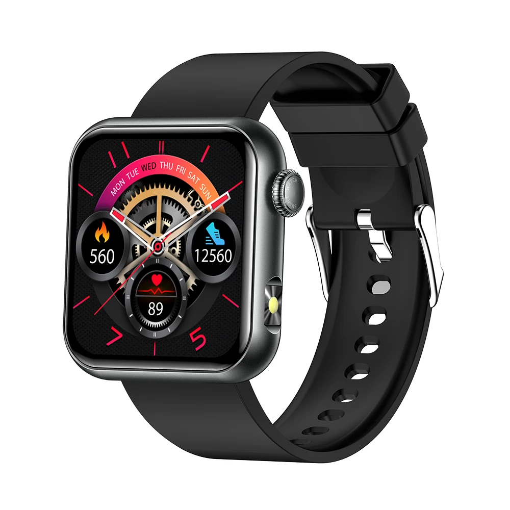 (silicona Negra) Reloj Inteligente Con Llamadas Bluetooth, Rastreador De Actividad Física, Resistente Al Agua Ip68