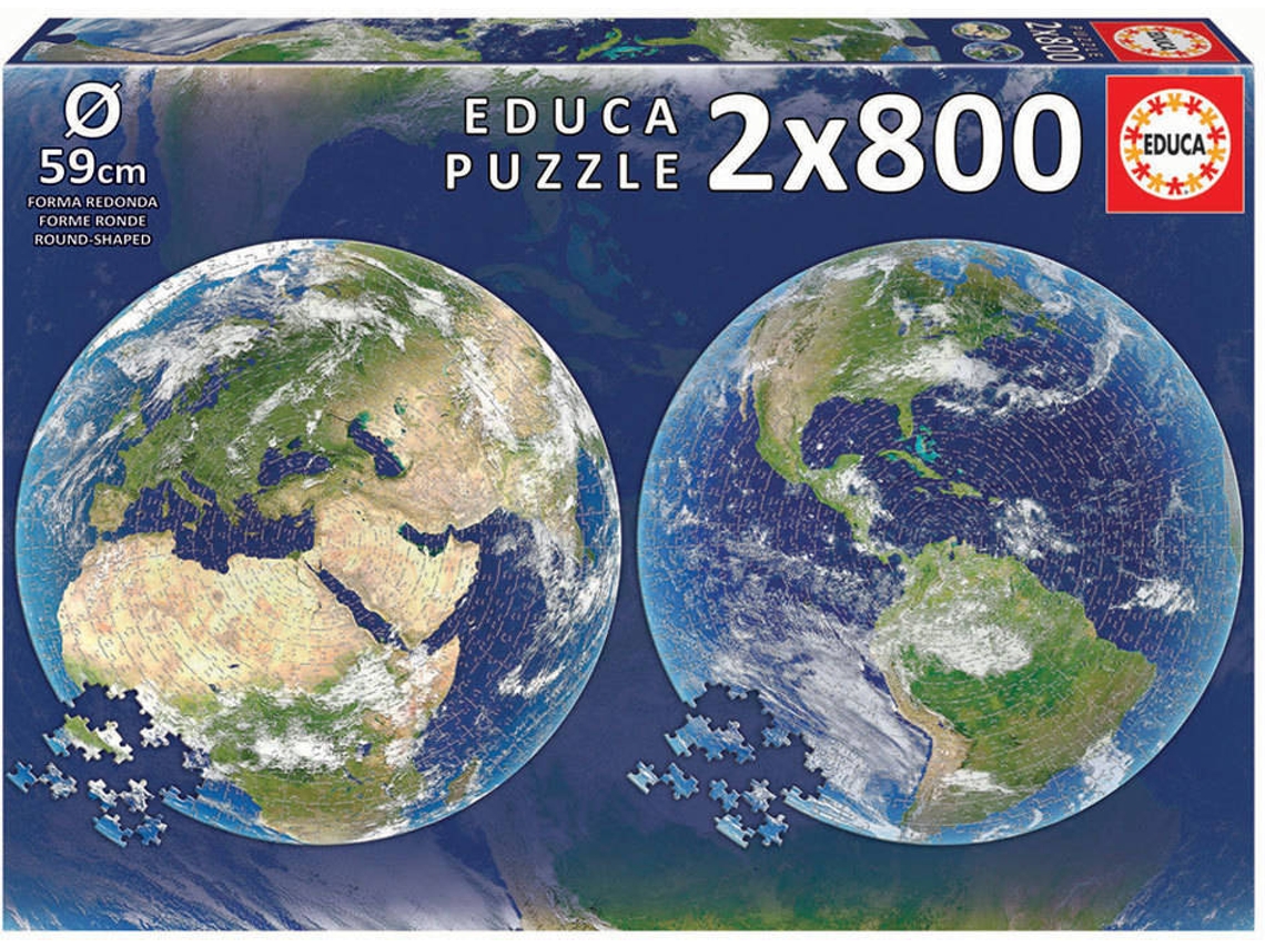 Puzzle EDUCA Round Puzzles Planeta Tierra (Edad Mínima: 12 Años - 0 Piezas)