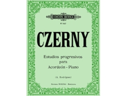 Libro Estudios Para Acordeón-Piano de Carl Czerny (Español)