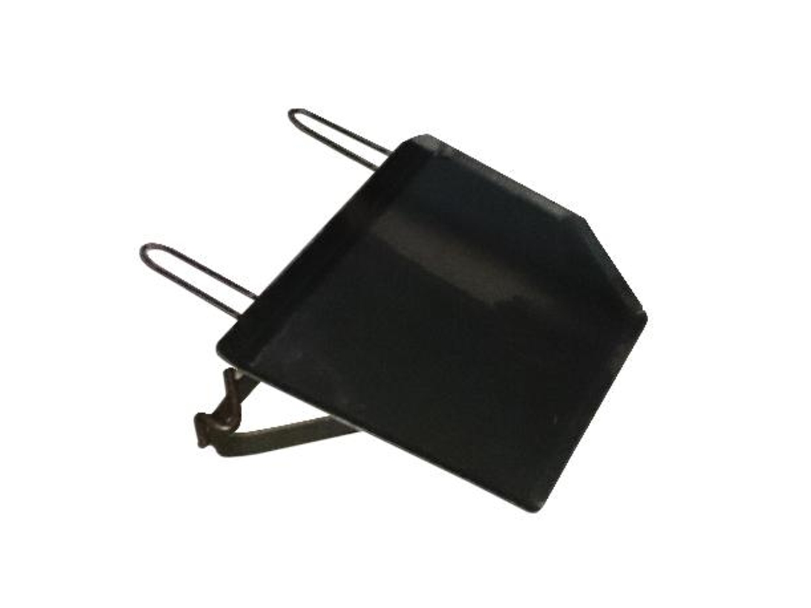 Plancha asar giratoria de acero 4 mm para chimenea de 50 x 45