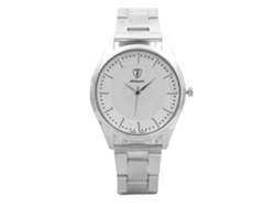 Reloj Casual De Aleación Para Hombres Con Dial Redondo Y Display Analógico (blanco)