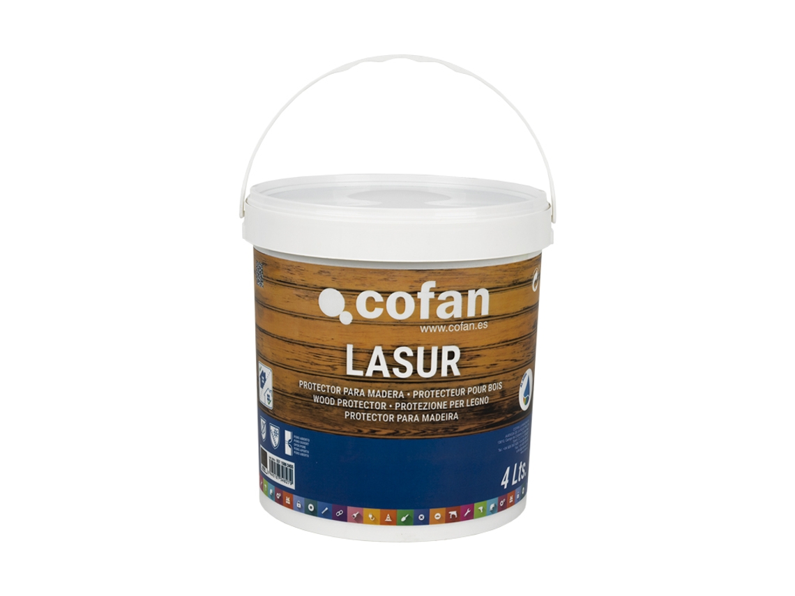 Lasur Protector al Agua para Madera | Acabado Mate | Diferentes Tamaños y Colores