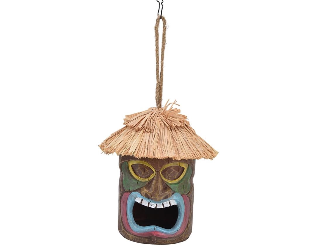 Comedero Para Pájaros De Resina Hecho A Mano Con Tapa, Ideal Decorar El Hogar, Jardín, Patio O.