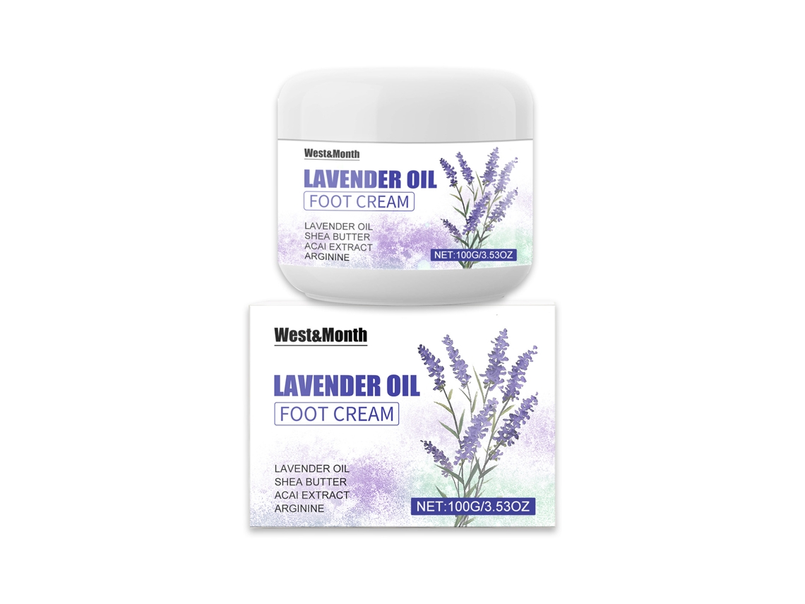 Crema para pies Westmonth con aceite de lavanda, anticongelante, antiarañazos e hidratante.