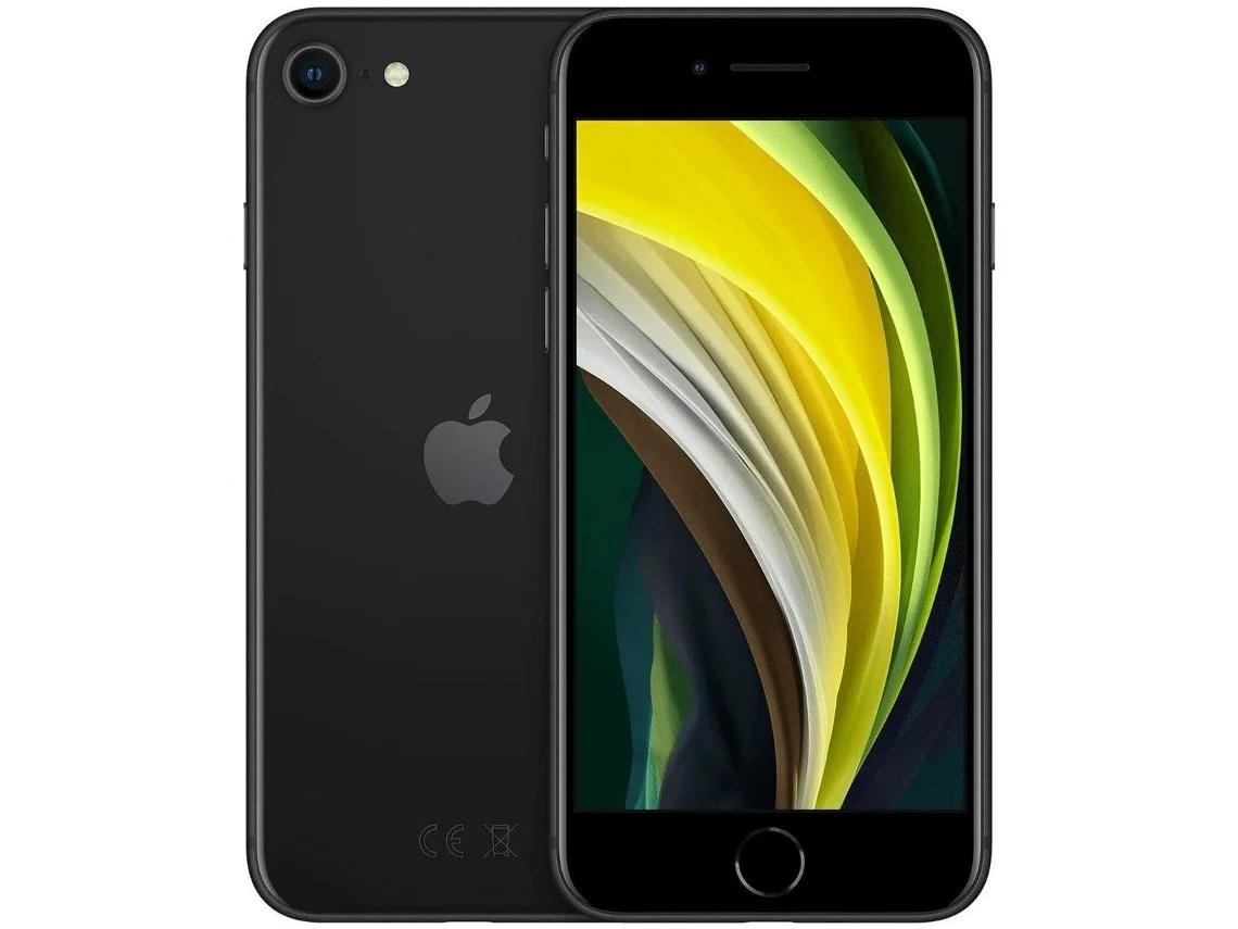 iPhone SE 2020 APPLE (Reacondicionado Señales de Uso - 64 GB - Negro)
