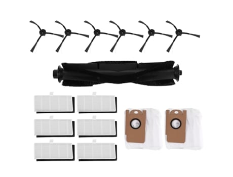 Acessórios de Aspirador Aspirador para R1 Cepillo principal Rodillo Cepillo lateral Filtro Hepa Bolsa para el polvo