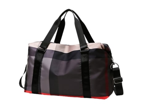 Bolsa De Lona De Viaje Deportiva Bolsa De Gimnasio Grande, Bolsa De Fin De Semana Bolsa De Transporte Para Avión, Bolsa De Playa, Negro ZMDECQNA