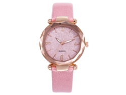 Reloj De Pulsera Vansvar Para Mujer De Piel Sintética Con Brillantes Diamantes De Imitación - Estilo De Moda
