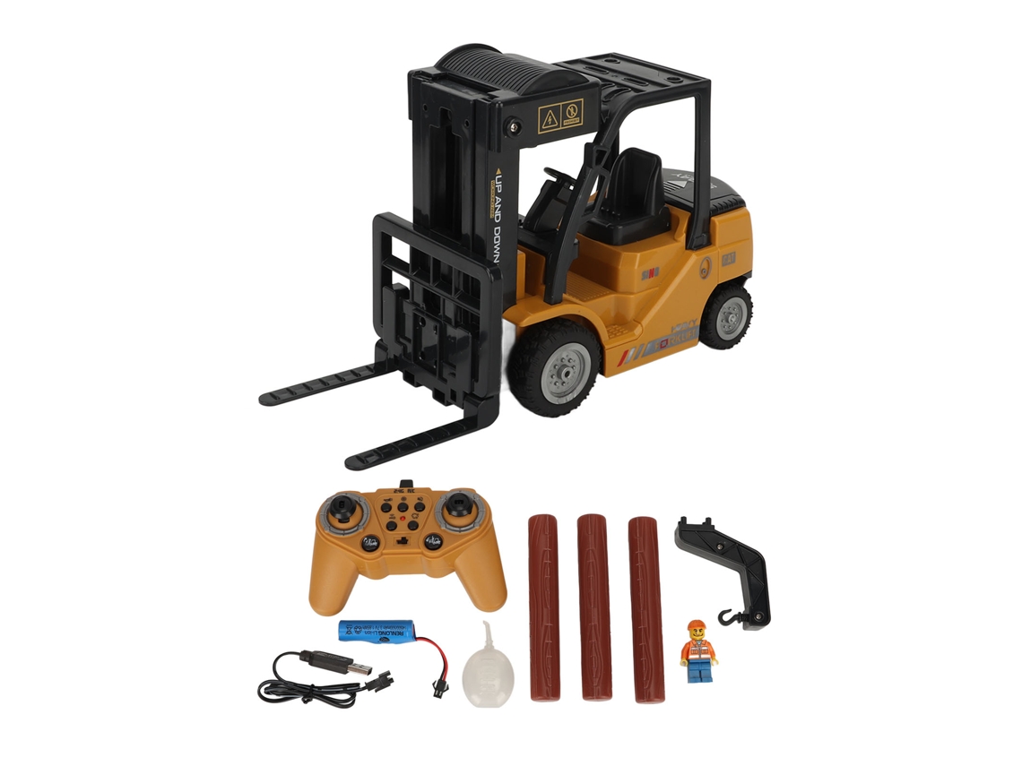 Ats-2.4ghz Camión De Montacargas Rc Con Spray, Vehículo De Construcción Resistente A Impactos Para Niños Y Niñas