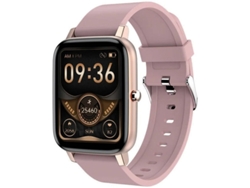 Reloj inteligente con monitor de actividad física, temperatura corporal, frecuencia cardíaca, presión arterial y sueño, IP67, Android/IOS rosa Yizhood