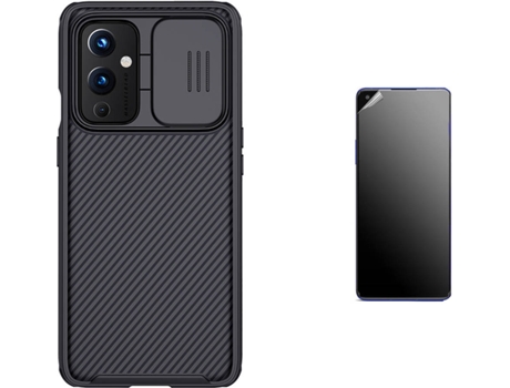 Kit Protector OnePlus 9 Funda Nillkin Camshield Negro