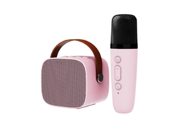 Altavoces De Bluetooth Mini Karaoke Y Micrófono Para Niños Juguetes Divertidos Y Regalos Y Cantando Rosa Gusshious