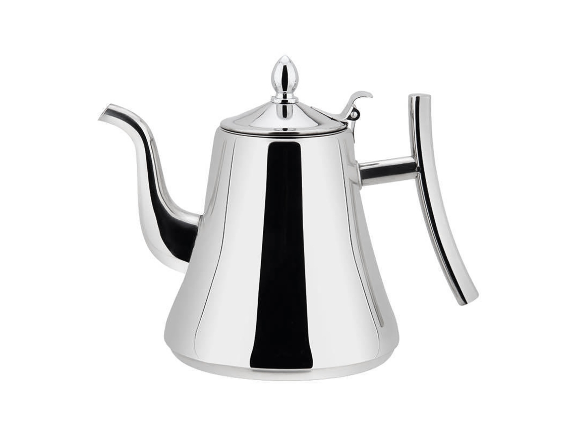 Hervidor De Acero Inoxidable De 1,2 L Con Filtro Térmico Y Tapa Superior Para Uso En Hoteles Y Restaurantes.