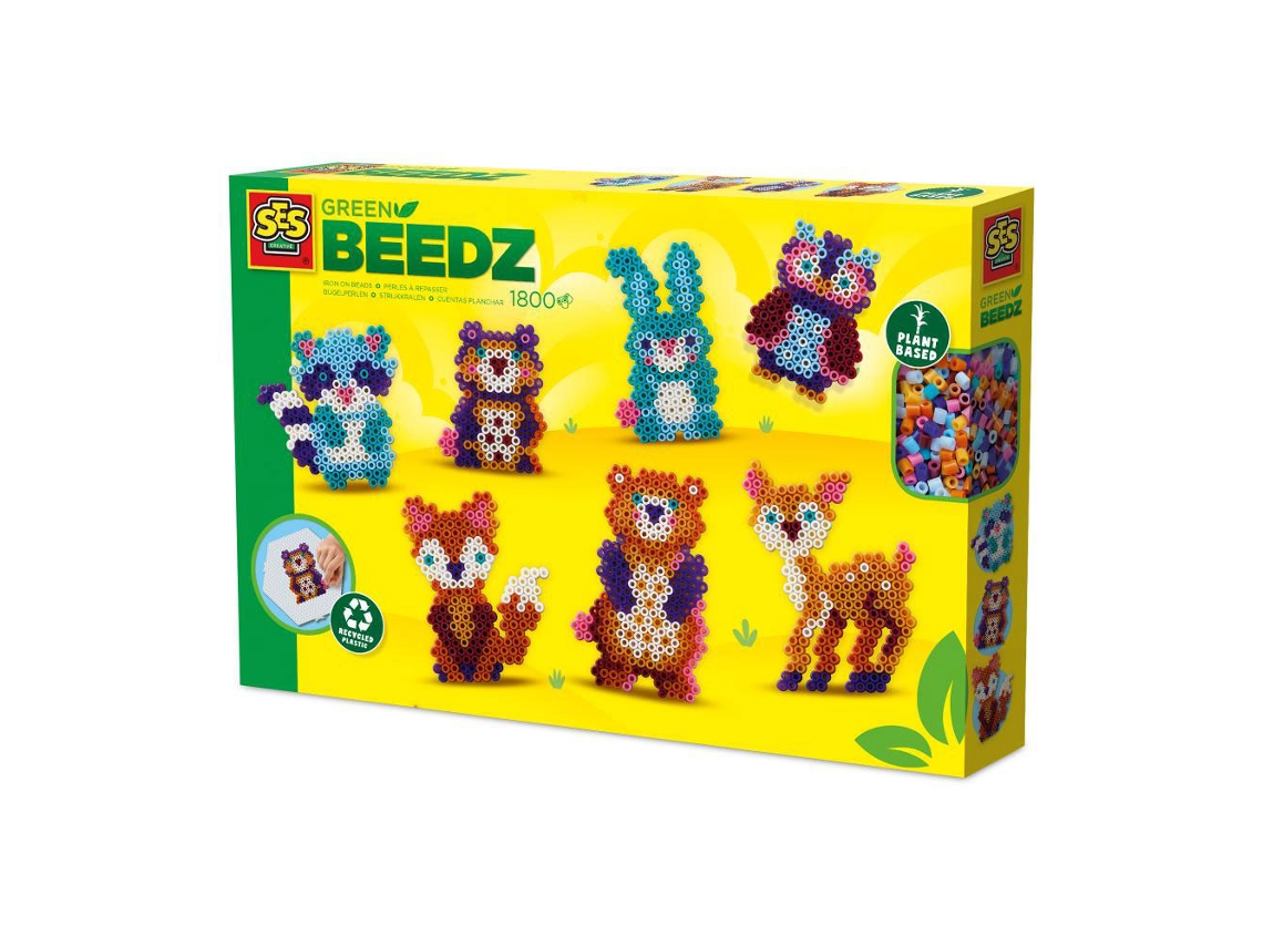 Cuentas de animales del bosque SES CREATIVE Beedz 06407