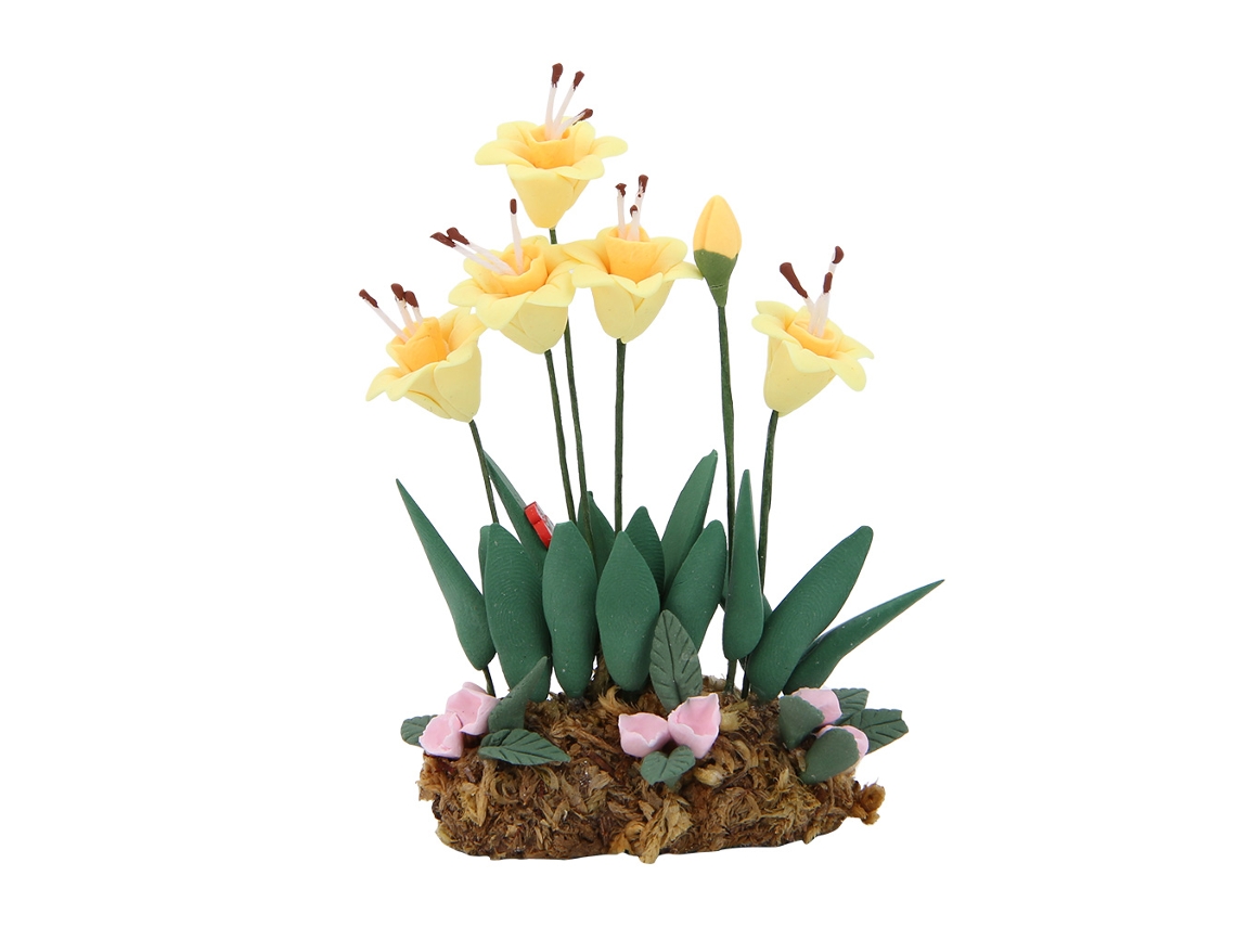 Ats-mini Maceta De Resina Para Muñecas 1:12, Accesorio Y Decoración De Casa De Muñecas, Planta Artificial En Miniatura