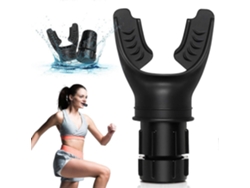 Dispositivo de ejercicios abdominales y respiratorios, 5 x 10 cm, fortalece los pulmones, portátil para entrenamiento aeróbico. Rosewell