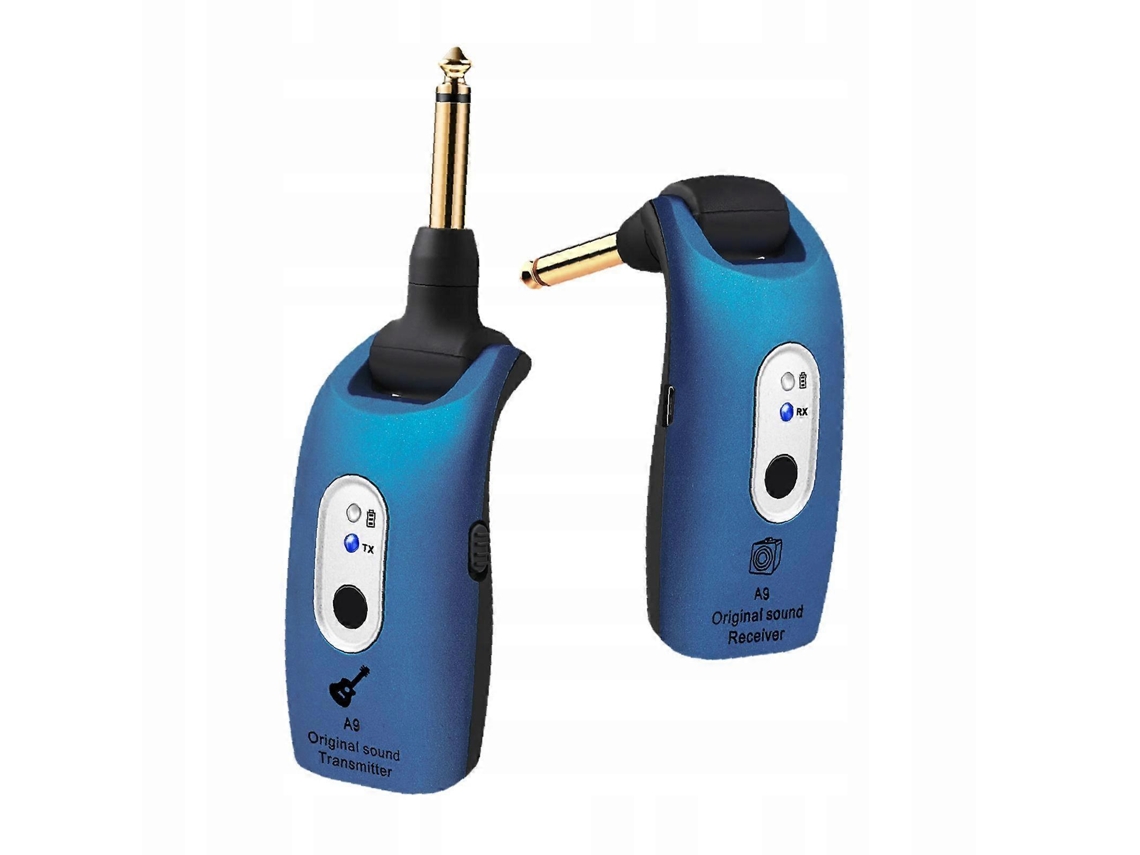 Receptor y transmisor de audio para guitarra de 2 piezas con transmisor y Rosewell