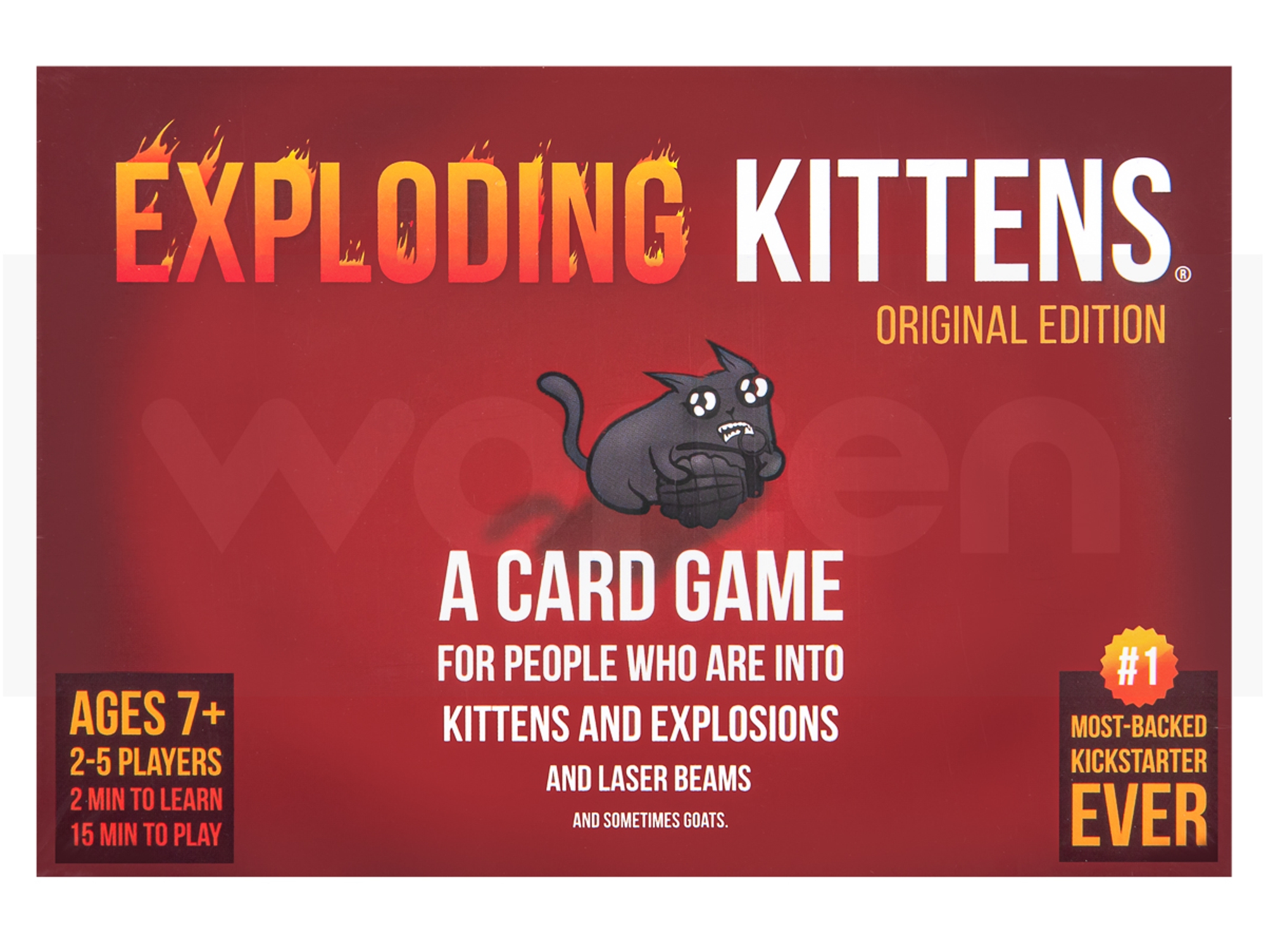 Juego de Mesa Exploding Kittens (Edad Mínima: 7 - Nivel Dificultad: Bajo)