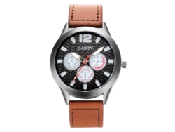 Reloj De Negocio Moderno De Cuero Pu Dial Especial Analógico De Cuarzo Gaiety (marrón Claro)