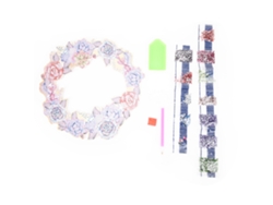 Kit De Pintura De Diamantes De Imitación 5d Diy Dz607 Dz608 Decoración Del Hogar Regalo Para Niños