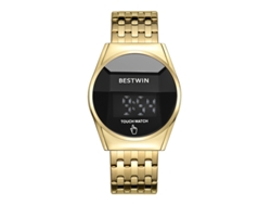 Reloj táctil para hombre MDUG (dorado y negro)