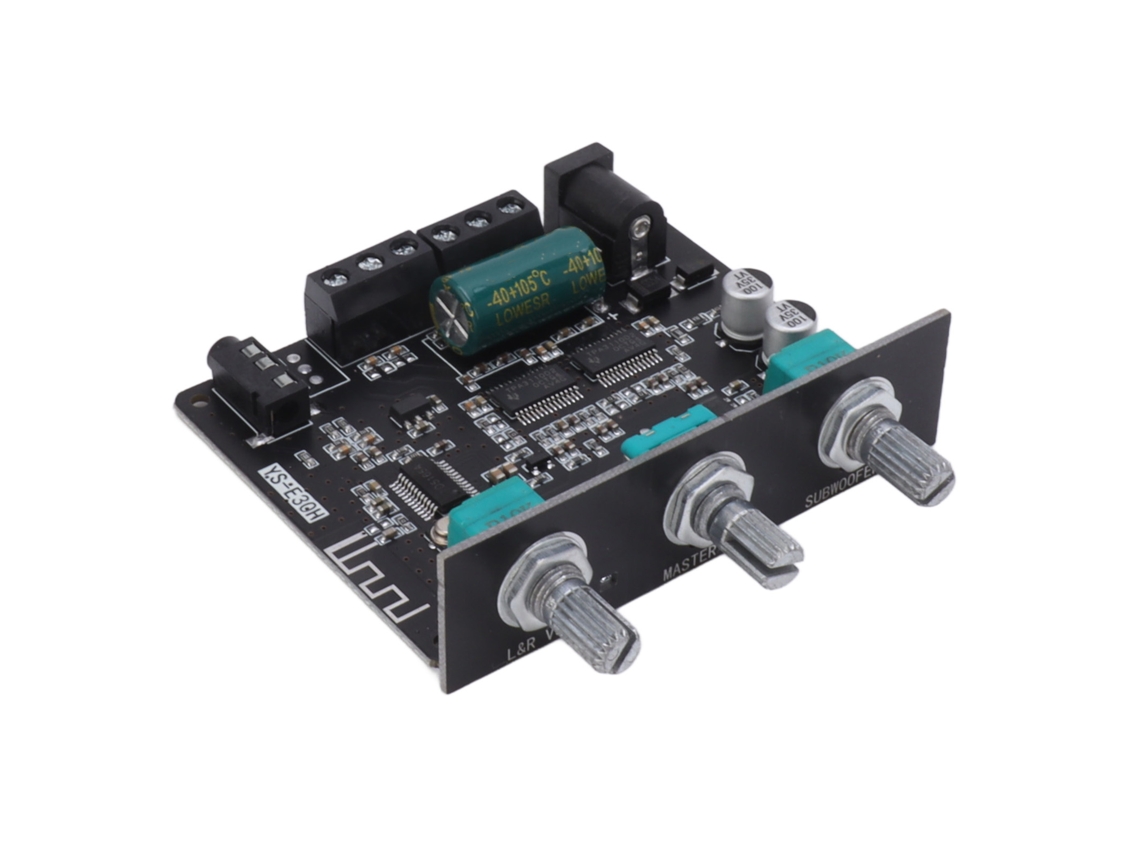 2026-placa De Amplificador De Potencia Bluetooth 2.1 Canales Con Control App Y Graves Agudos Módulo Amplificador Bluetooth 5.1