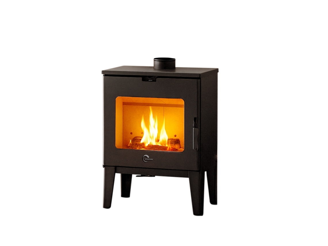 Estufa de leña Sannover Dita Salamander, 7,6 kW, troncos de 40 cm