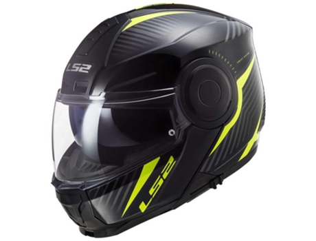 Casco Modular LS2 FF902 Scope Skid Black H-V Yellow (Talla: M)