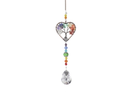 1 Colgante de cristal para atrapasol, decoración de árbol de la vida que crea arcoíris, creativo y único.
