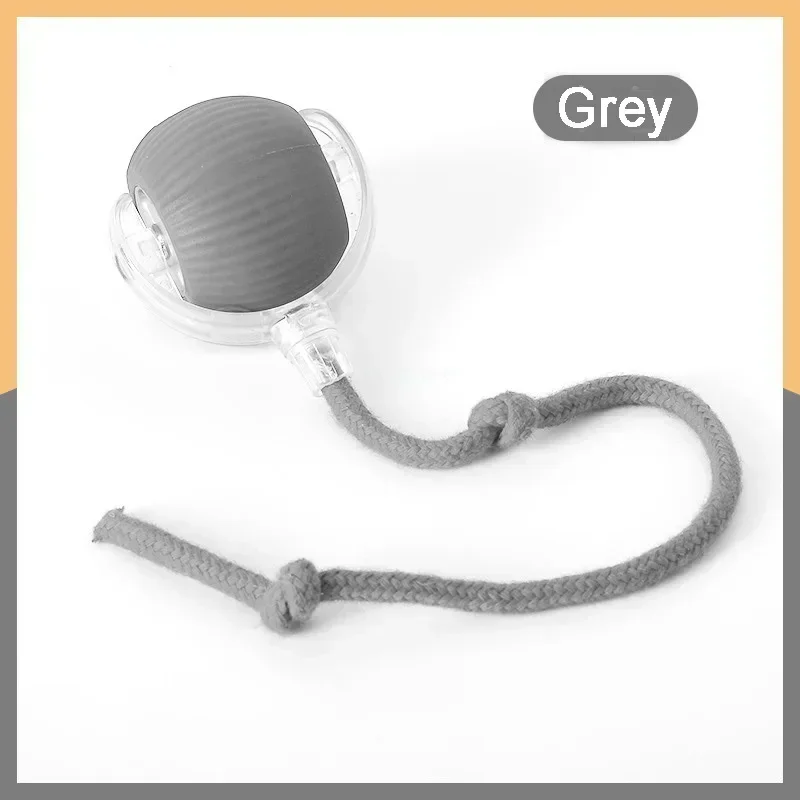Pelota de juguete interactiva inteligente para gatos, recargable, con 3 modos ajustables / Gris Gertiz