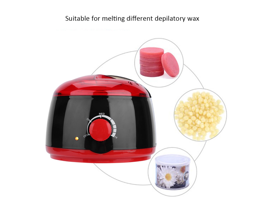 Kit De Depilación Con Cera Caliente Máquina Eléctrica Cera Dura Frijoles Palillos Para Depilar Pelo