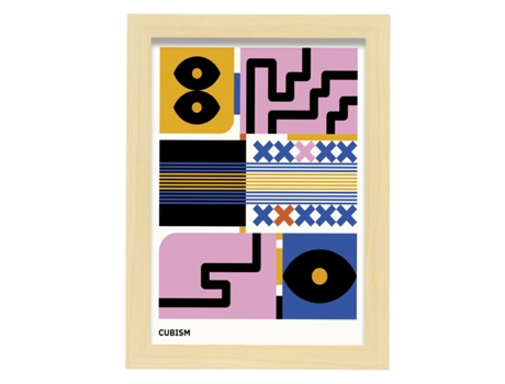 Póster NACNIC Pop Art Abstracto. Cubismo.