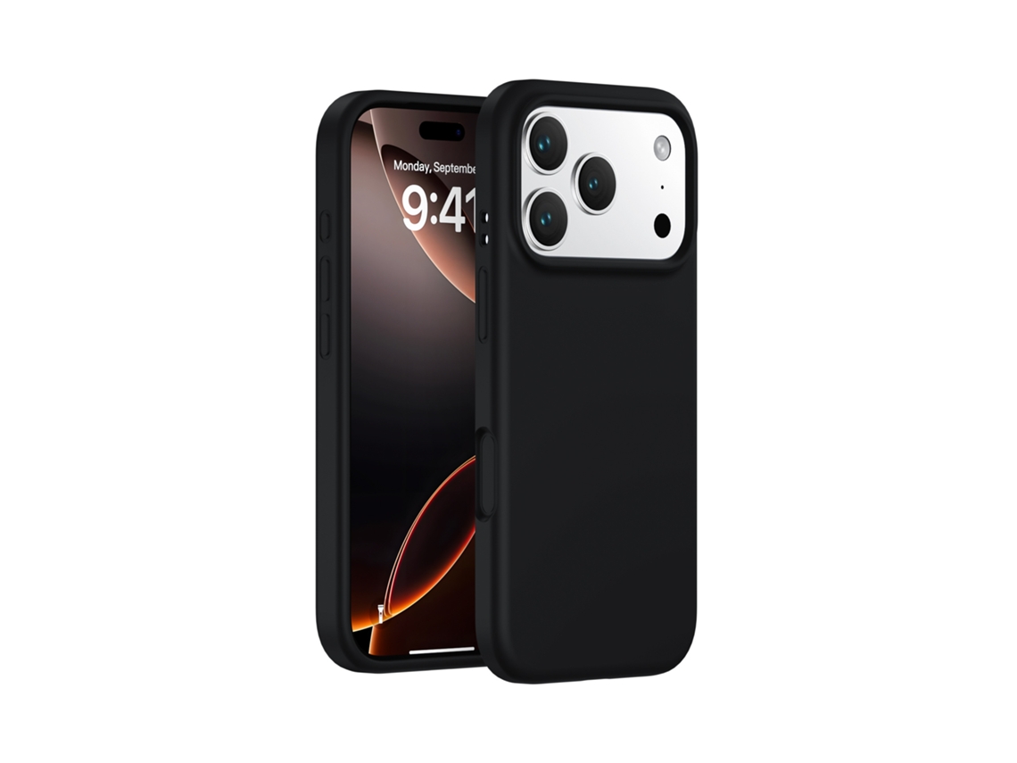 (negro, Iphone 14 Pro Max) Funda De Silicona Líquida Para Iphone, Protección Integral Para El Botón De La Cámara.