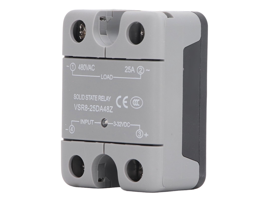 2026velora-relé De Estado Sólido Regulador De Voltaje Dc A Ac 3-32vdc Entrada 25a 480vac Salida Con Indicador Led