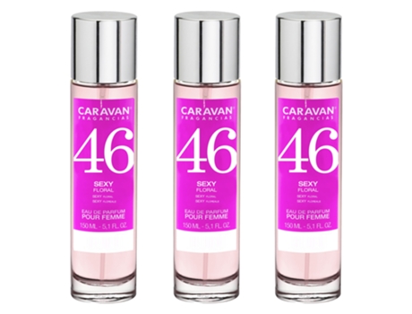 3x Perfume de Mujer Nº46 150ml CARAVAN