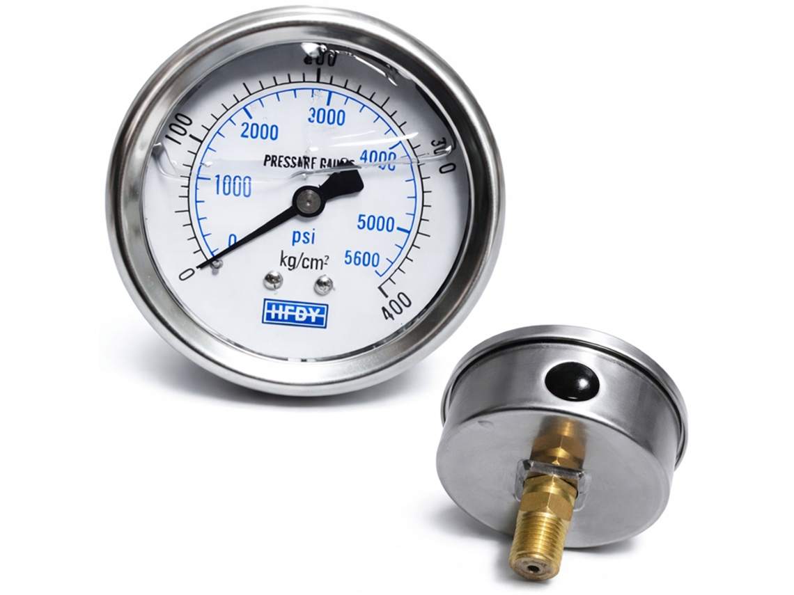 Manómetro para pulverizador sin aire Surge Gauge Pro 4 – 56 psi | Acero inoxidable | Compatible con Surge Eco/wf